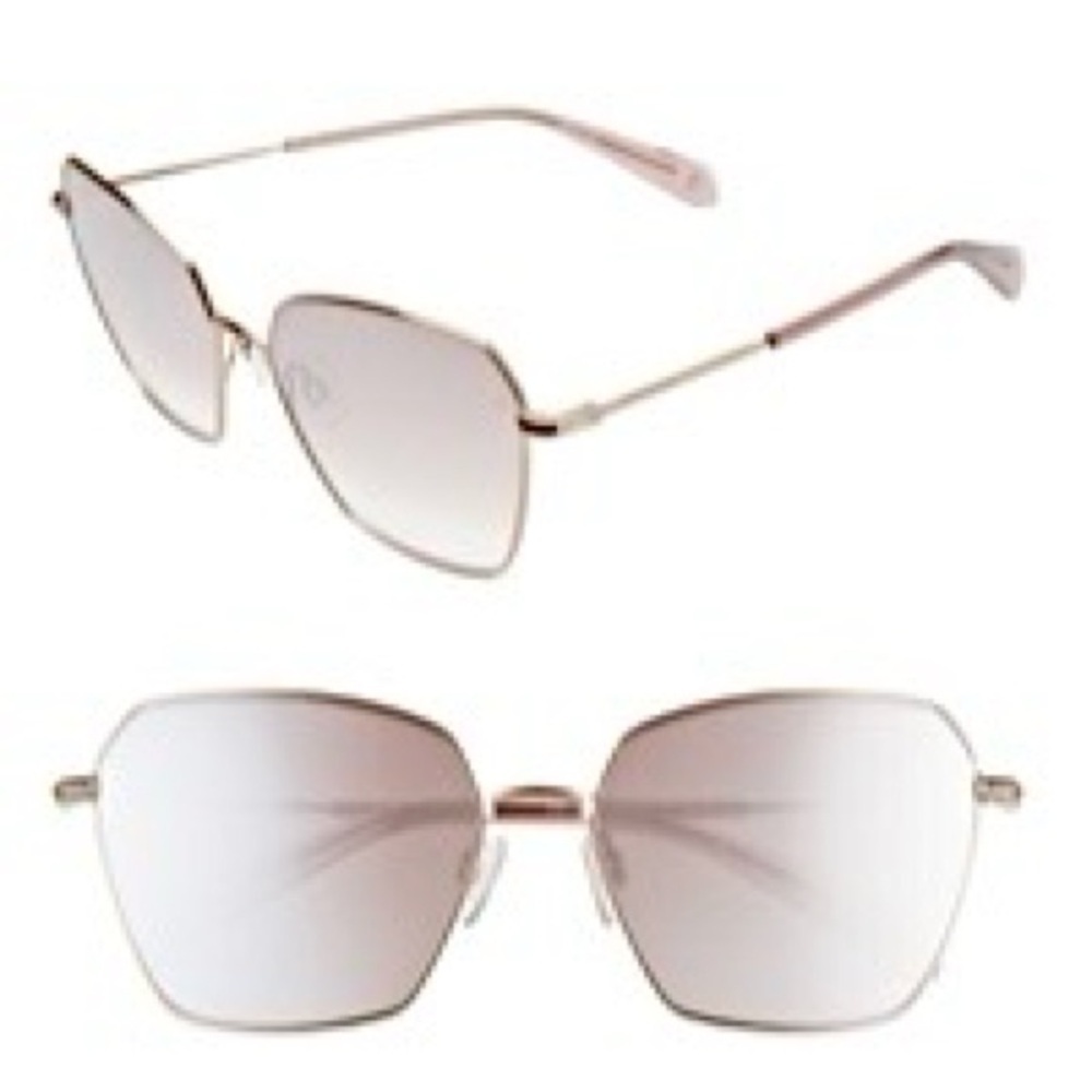 RARE RAG AND BONE NWT 58mm Irregular Sunglasses
